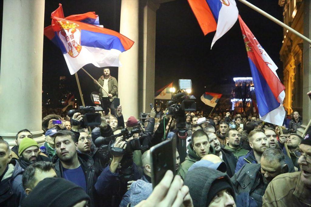 Prosvjed u Beogradu (ANADOLU) / Foto: Anadolu