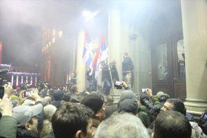 Prosvjed u Beogradu 3