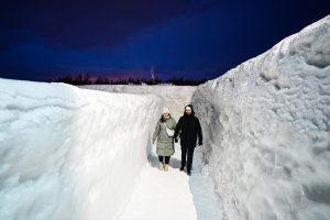 snijeg labirint