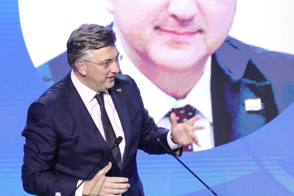 Andrej Plenković na predizbornom skupu HDZ-a / Foto: Hina