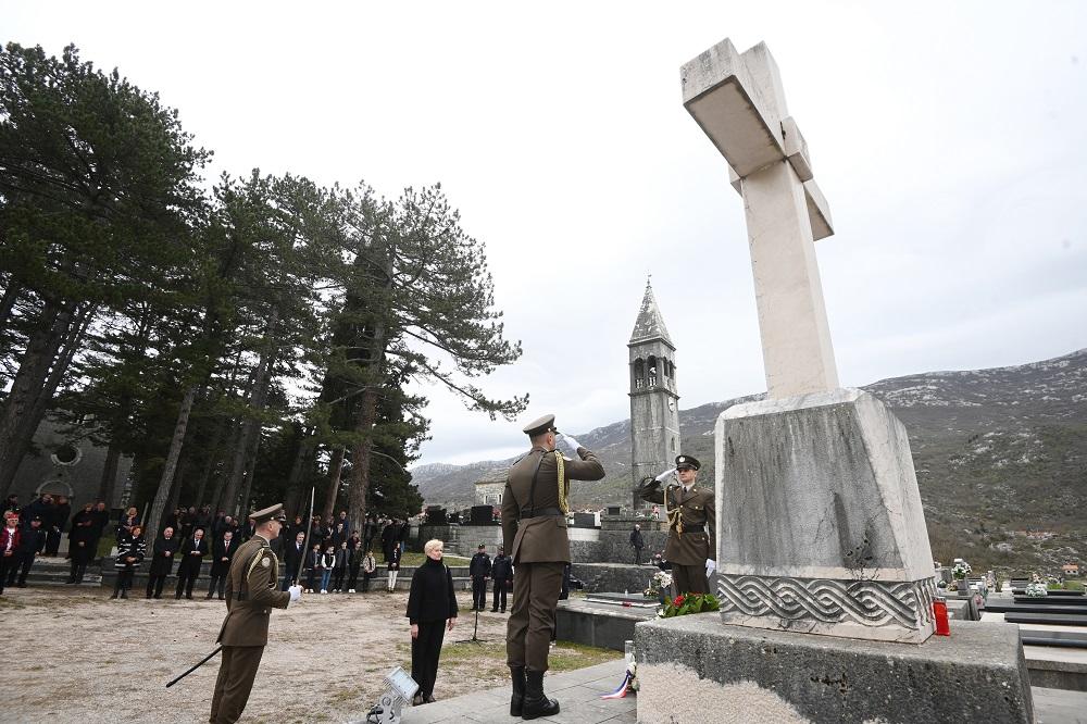 Komemoracija s polaganjem vijenaca povodom Dana sjećanja na nevine žrtve pokolja 26. ožujka 1944. / Foto: Hina