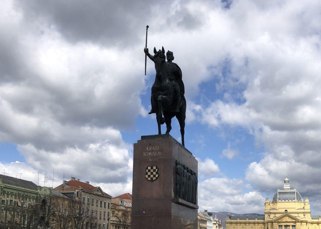 Spomenik prvom hrvatskom kralju Tomislavu u Zagrebu (ILUSTRACIJA) / Foto: Fenix (SIM)