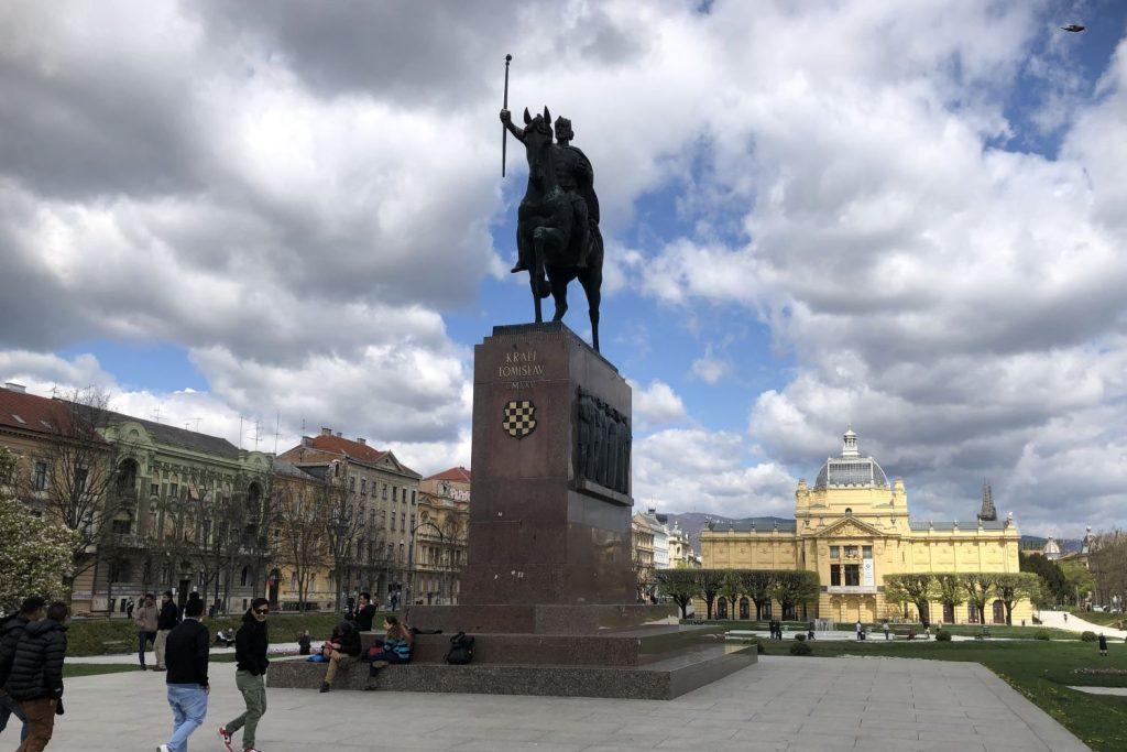 Spomenik prvom hrvatskom kralju Tomislavu u Zagrebu (ILUSTRACIJA) / Foto: Fenix (SIM)