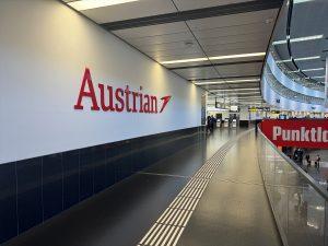 zračna luka Beč, austrian airlines
