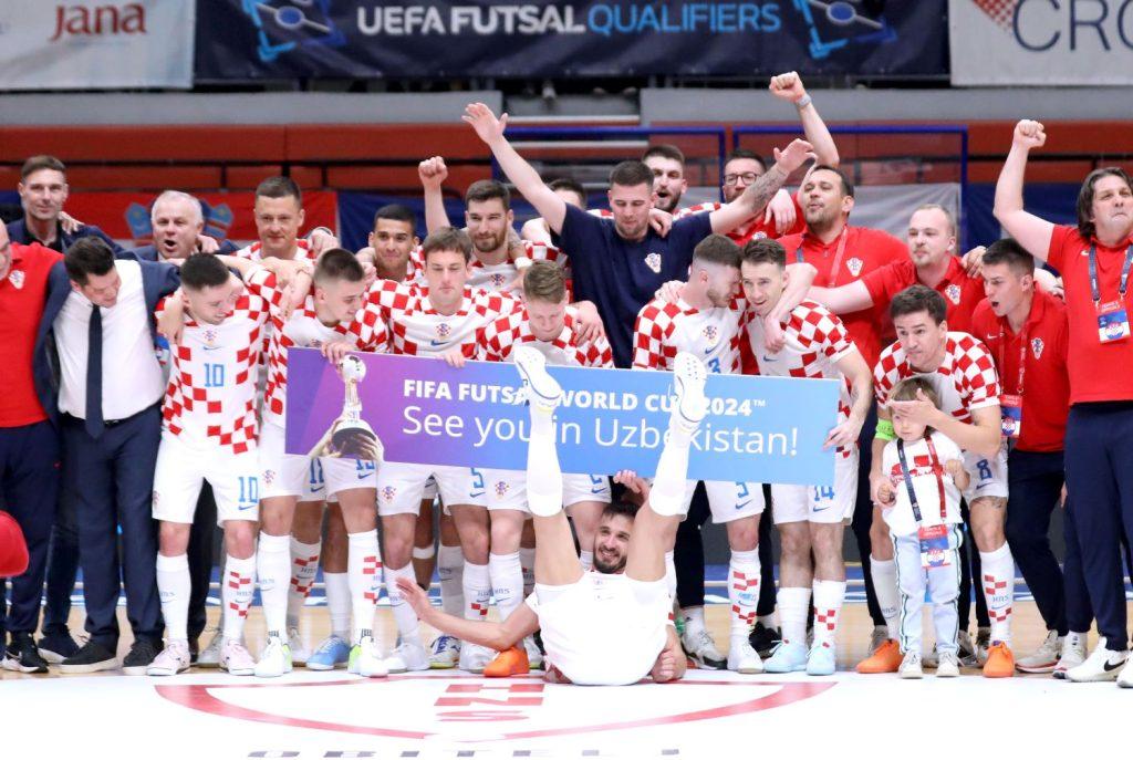 Hrvatska futsalska reprezentacija izborila je plasman na Svjetsko prvenstvo / Foto: Hina