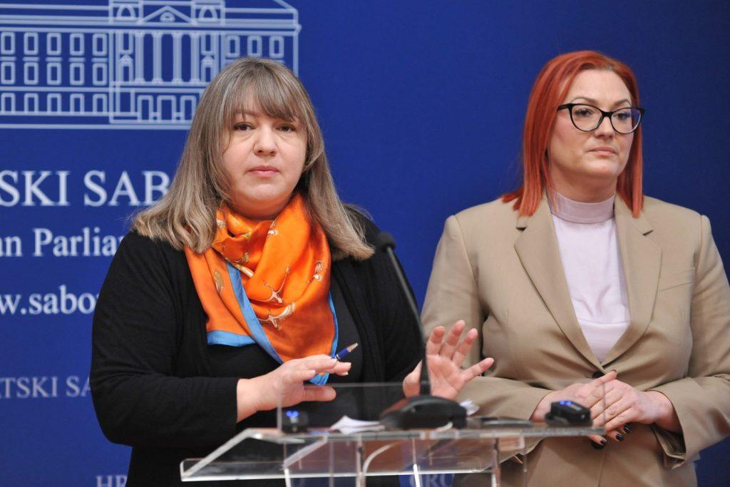 Katica Glamuzina i Romana Nikolić / Foto: Fenix (Socijaldemokrati)