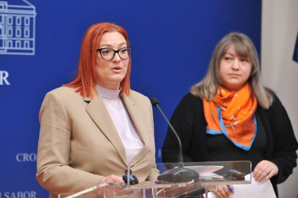 Romana Nikolić i Katica Glamuzina / Foto: Fenix (Socijaldemokrati)