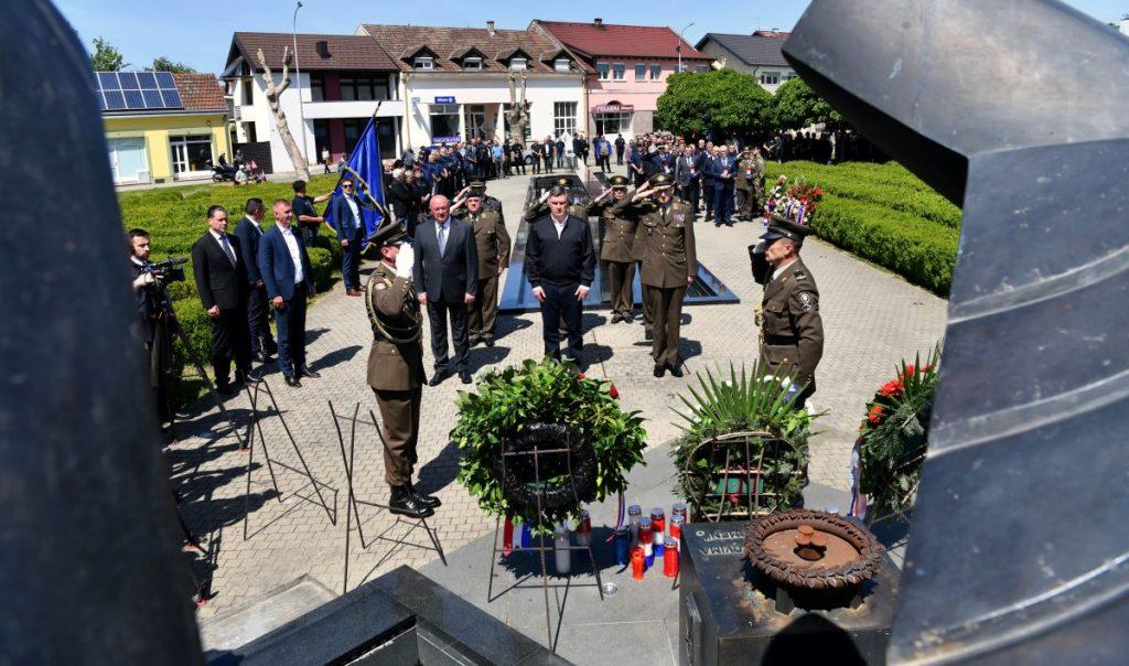 Milanović na obilježavanju obljetnice osnutka 3. gardijske brigade "Kune" / Foto: Hina