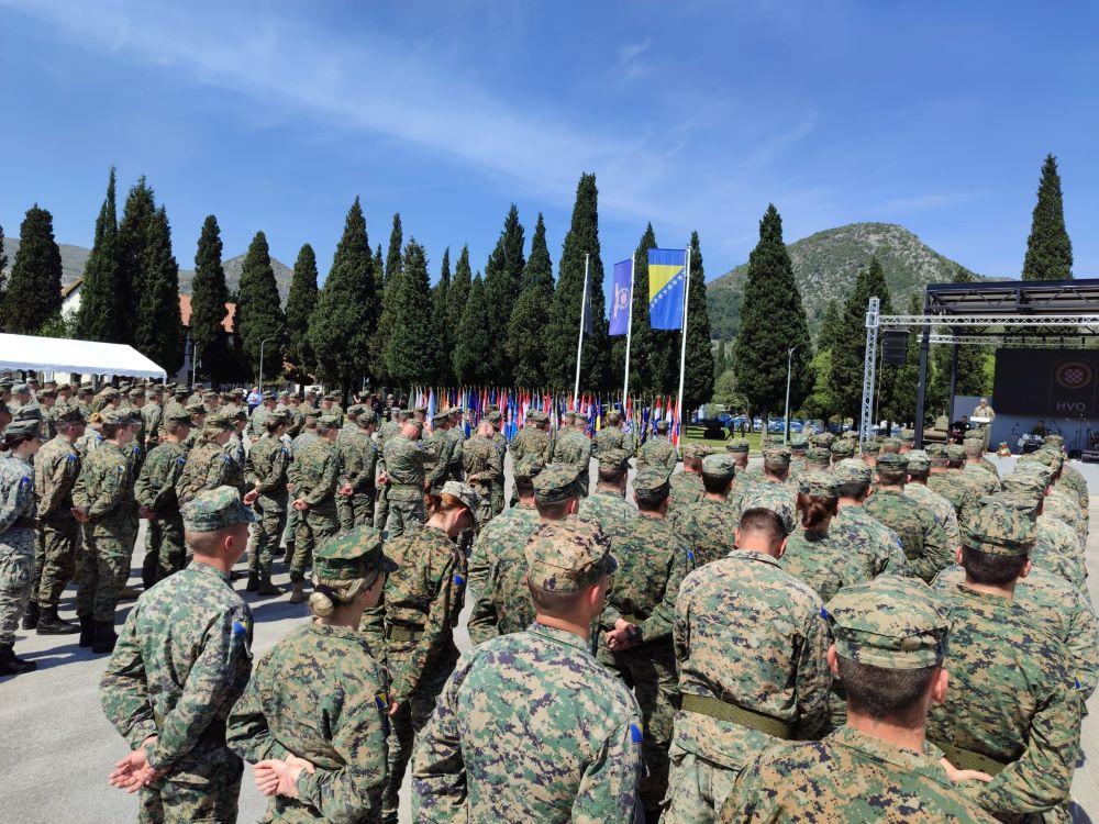 Obilježena 32. obljetnica HVO-a u Mostaru / Foto: Hina