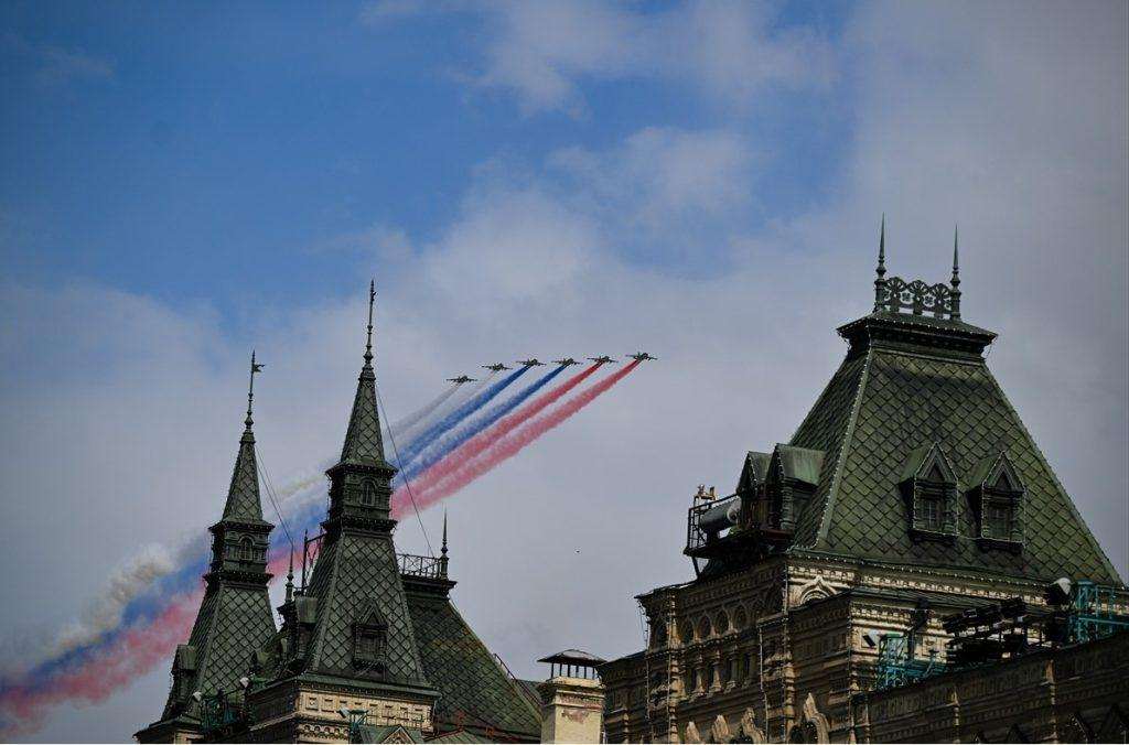 Ruski vojni zrakoplovi iznad Moskve za Dan pobjede (ILUSTRACIJA) / Foto: Anadolu