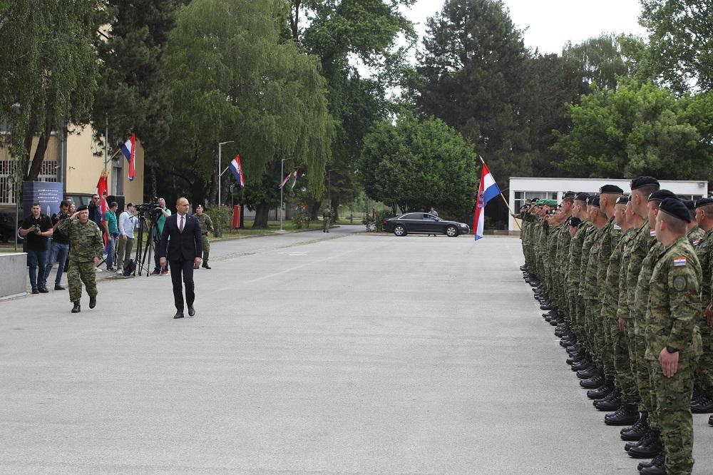 Ispraćaj 41. hrvatskog kontingenta (HRVCON) u operaciju u Republiku Kosovo / Foto: Hina
