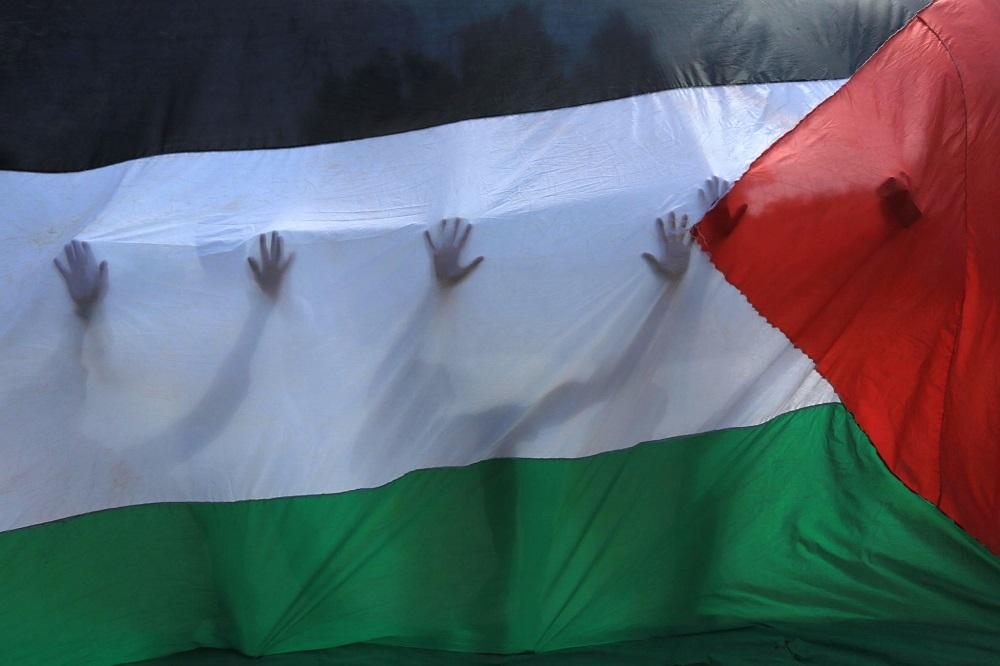 Zastava Palestine / Foto: Ashraf Amra/APA Images via ZUMA Press Wire/dpa