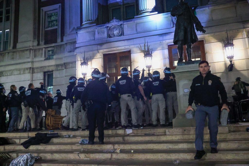 Policija na propalestinskim prosvjedima