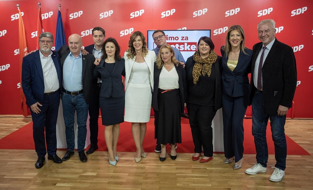 SDP prestavio listu za Europski parlament / Foto: Hina