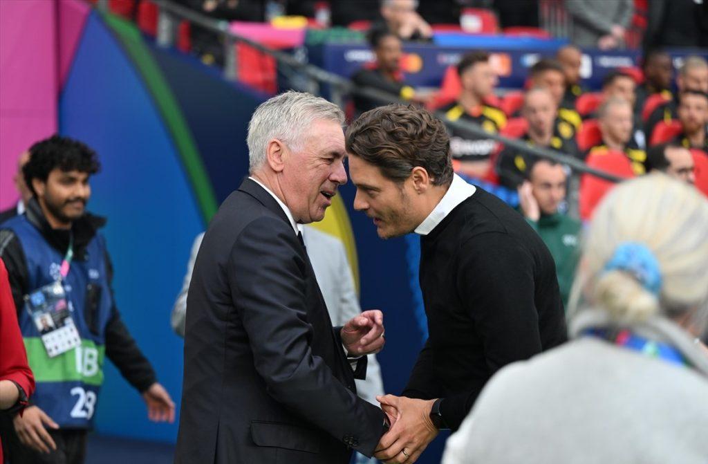 Trener Reala Carlo Ancelotti i trener Borussije Edin Terzić / Foto: Anadolu