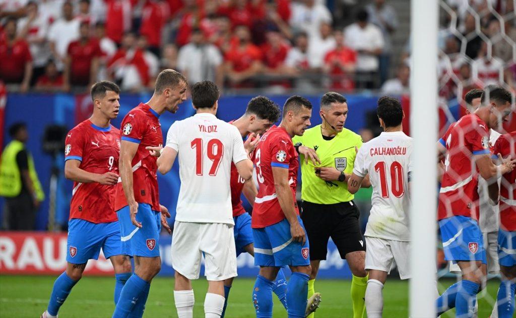 Detalj s utakmice Česka -Turska / Foto: Anadolu