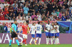 Detalj s utakmice Francuske i Austrije / Foto: Anadolu