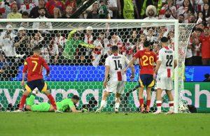 Detalj s utakmice Španjolska - Gruzija / Foto: Anadolu