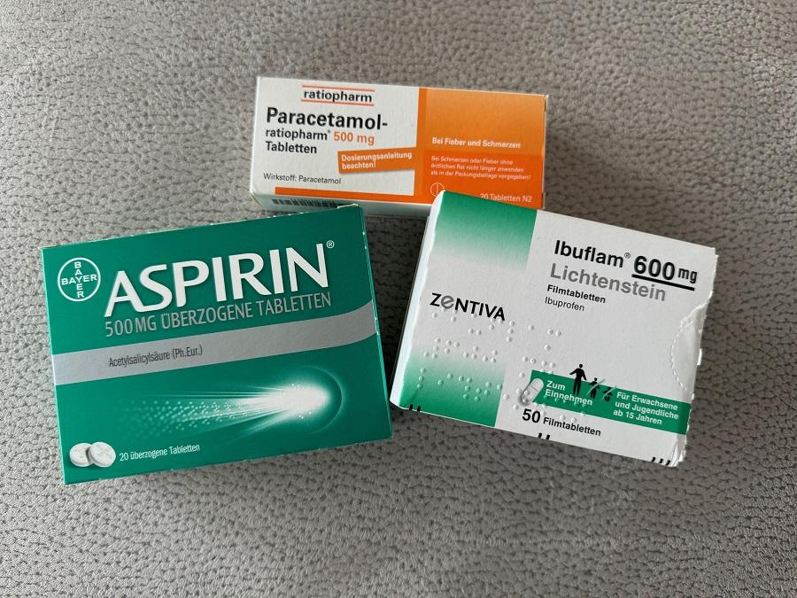aspirin paracetamol ibuprofen