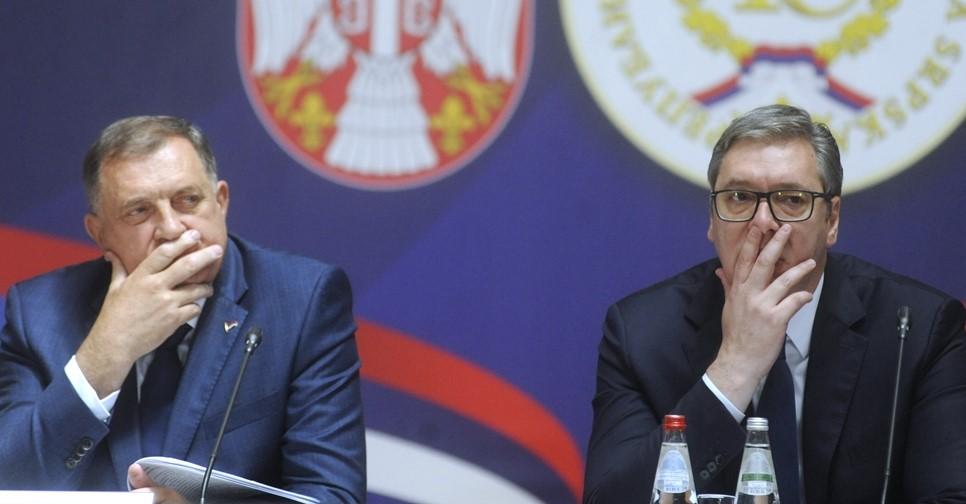 Milorad Dodik i Aleksandar Vučić / (Ilustracija) Foto: Anadolu