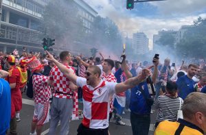 Hrvatski navijaci u Berlinu