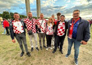 Hrvatski navijači nakon utakmice Hrvatska - Španjolska