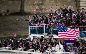 Američki sportaši na ceremoniji otvaranja OI u Parizu / Foto: Anadolu