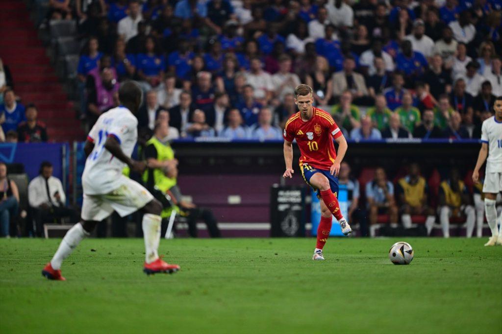 Dani Olmo postigao je drugi pogodak za Španjolsku / Foto: Anadolu