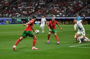 Detalj s utakmice Portugal - Slovenija / Foto: Anadolu