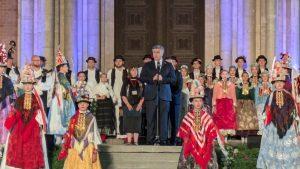 Premijer Andrej Plenković u Đakovu na svečanom otvorenju 58. Đakovačkih vezova / Foto: Hina