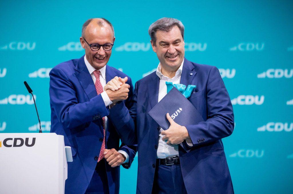CSU-a Fridrih Merz i Markus Söder / Foto: Michael Kappeler/dpa