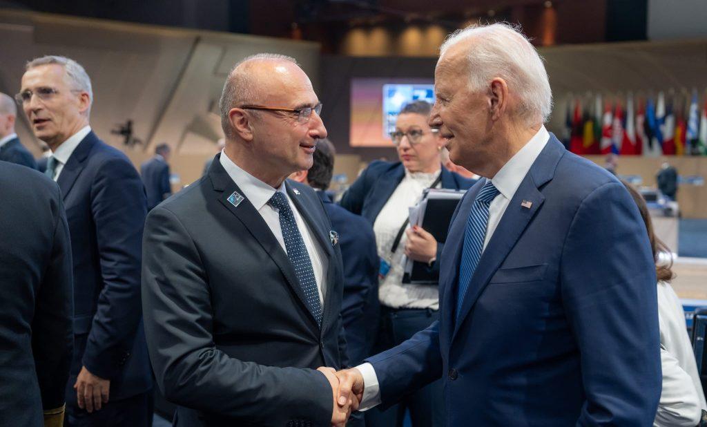 Hrvatski ministar vanjskih i europskih poslova Gordan Grlić Radman i američki predsjednik Joe Biden / Foto: Fenix (MVEP)