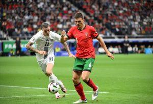Detalj s utakmice Portugal - Slovenija / Foto: Anadolu