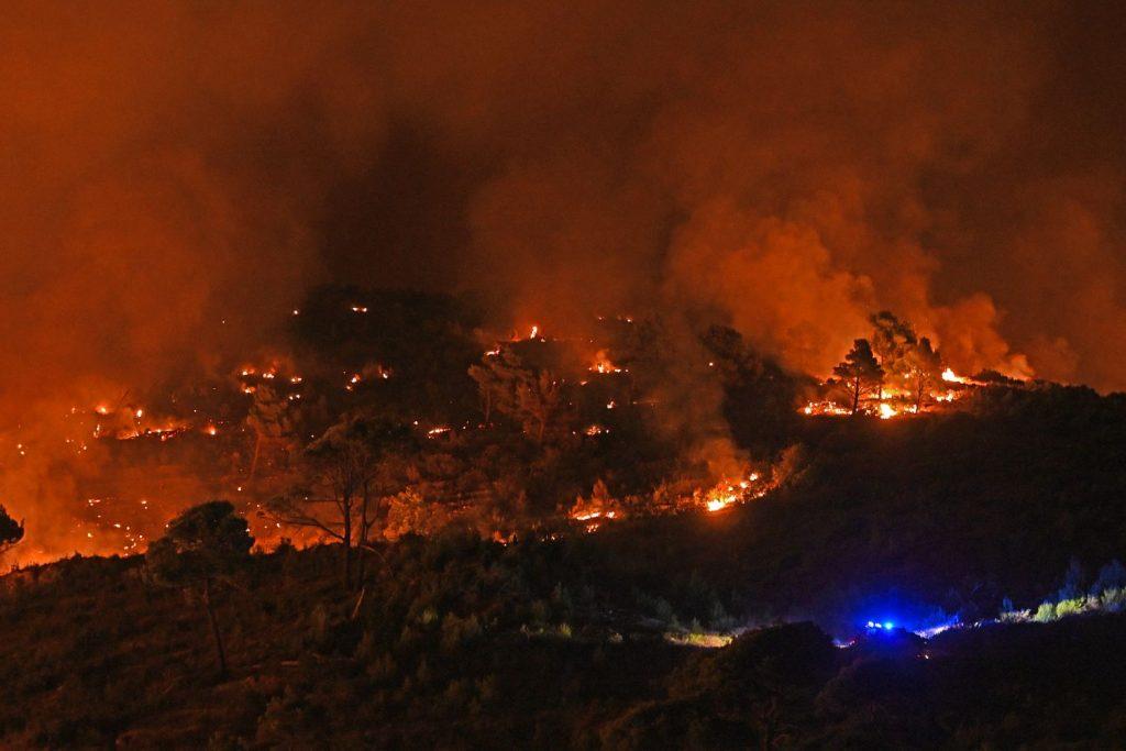 Požar u Tučepima i Podgori / Foto: Hina