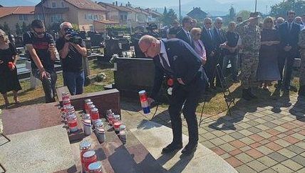 Ministar Gordan Grlić Radman na 31. obljetnici progona Hrvata iz Bugojna / Foto: Fenix (MVEP)