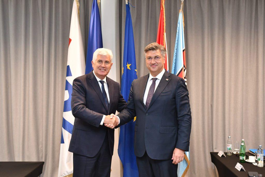 Dragan Čović i Andrej Plenković / Foto: Fenix (HDZ BiH)