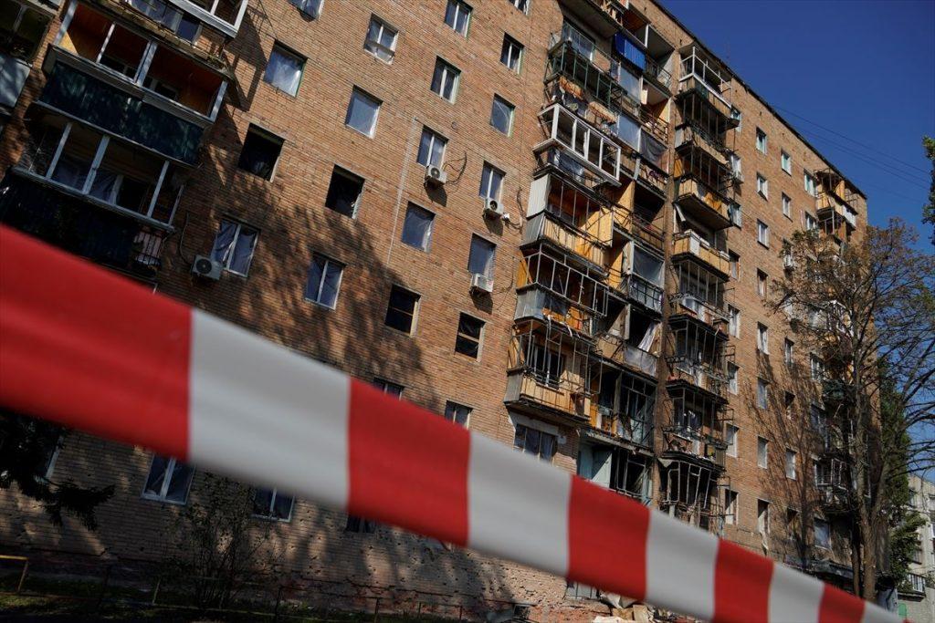 Pogođena stambena zgrada u Kursku / Foto: Anadolu