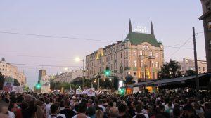 Prosvjedi protiv rudrenja litija u Beogradu / Foto: Hina