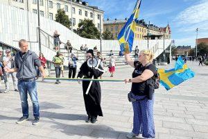 Desničarski prosvjed u Stockholmu / Foto: Anadolu