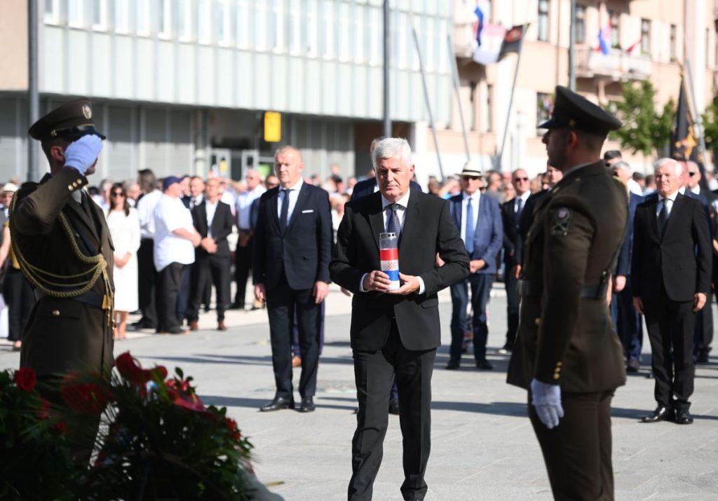 Dragan Čović u Kninu / Foto: Hina