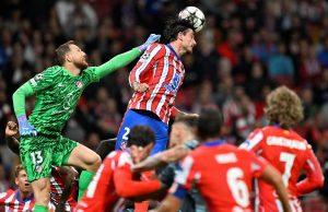 Detalj s utakmice Atletico Madrid - Leipzig / Foto: Anadolu