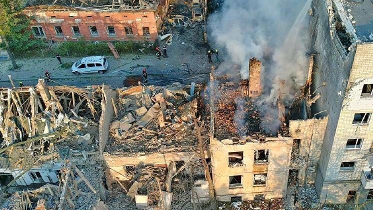 Posljedice raketnog napada na Ukrajinu / Foto: Anadolu