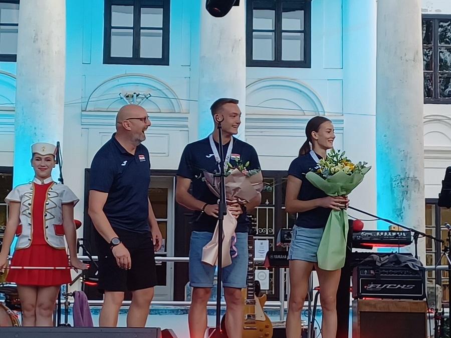 Na fotografiji Patrik Koščak, Roko Farkaš, Jana Koščak / Foto: Hina