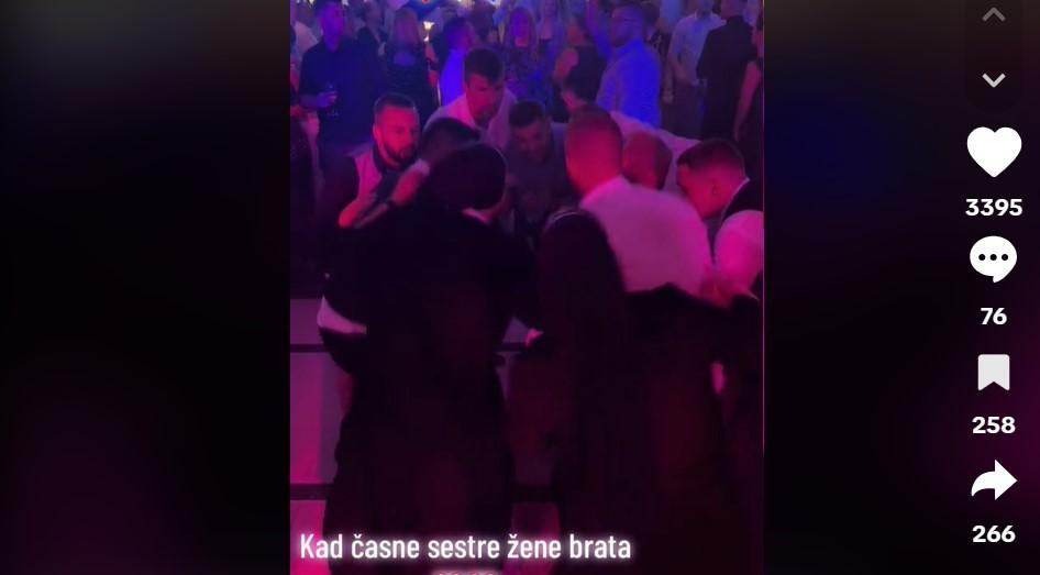 Časne sestre plešu na svadbi/ Foto: Preslik/ TikTok