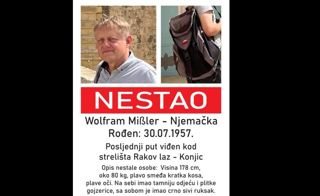 Nestali njemački državljanin/ Foto: GSS Prenj