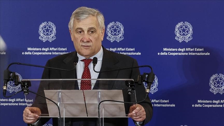 Talijanski ministar vanjskih poslova Antonio Tajani / Foto: Anadolia