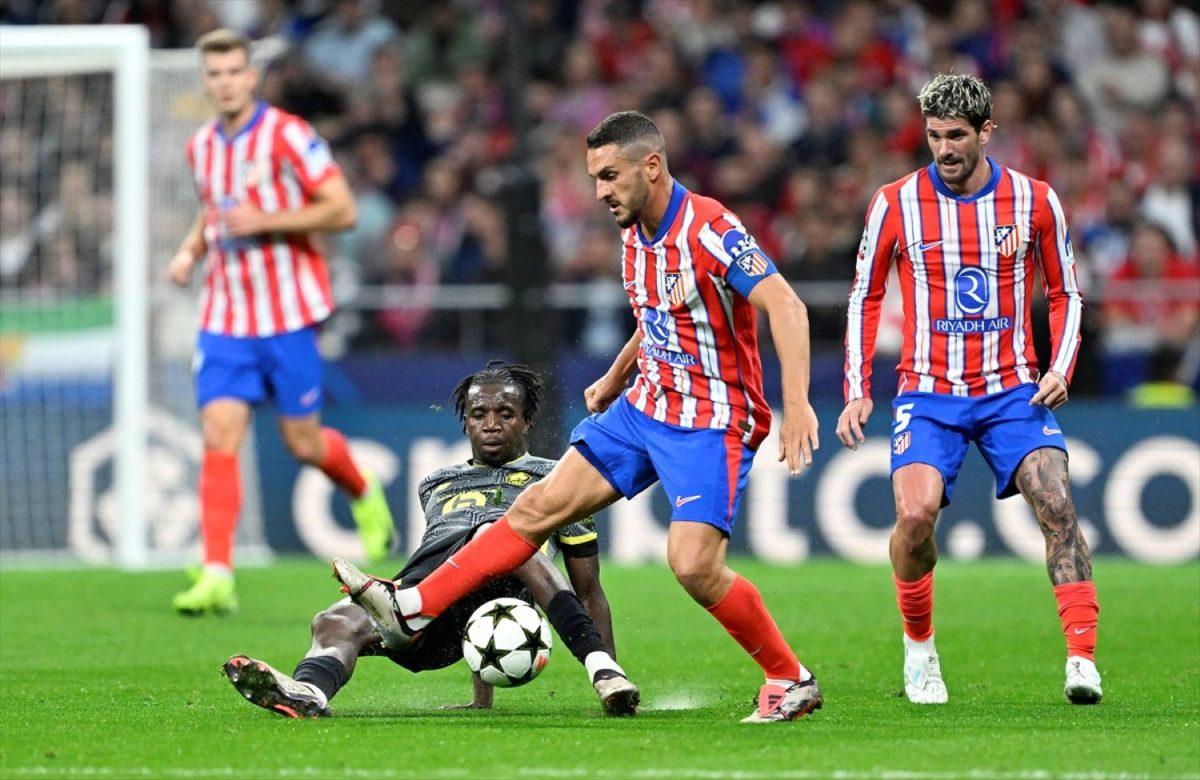 Detalj s utakmice Atletico Madrid - Lille / Foto: Anadolu