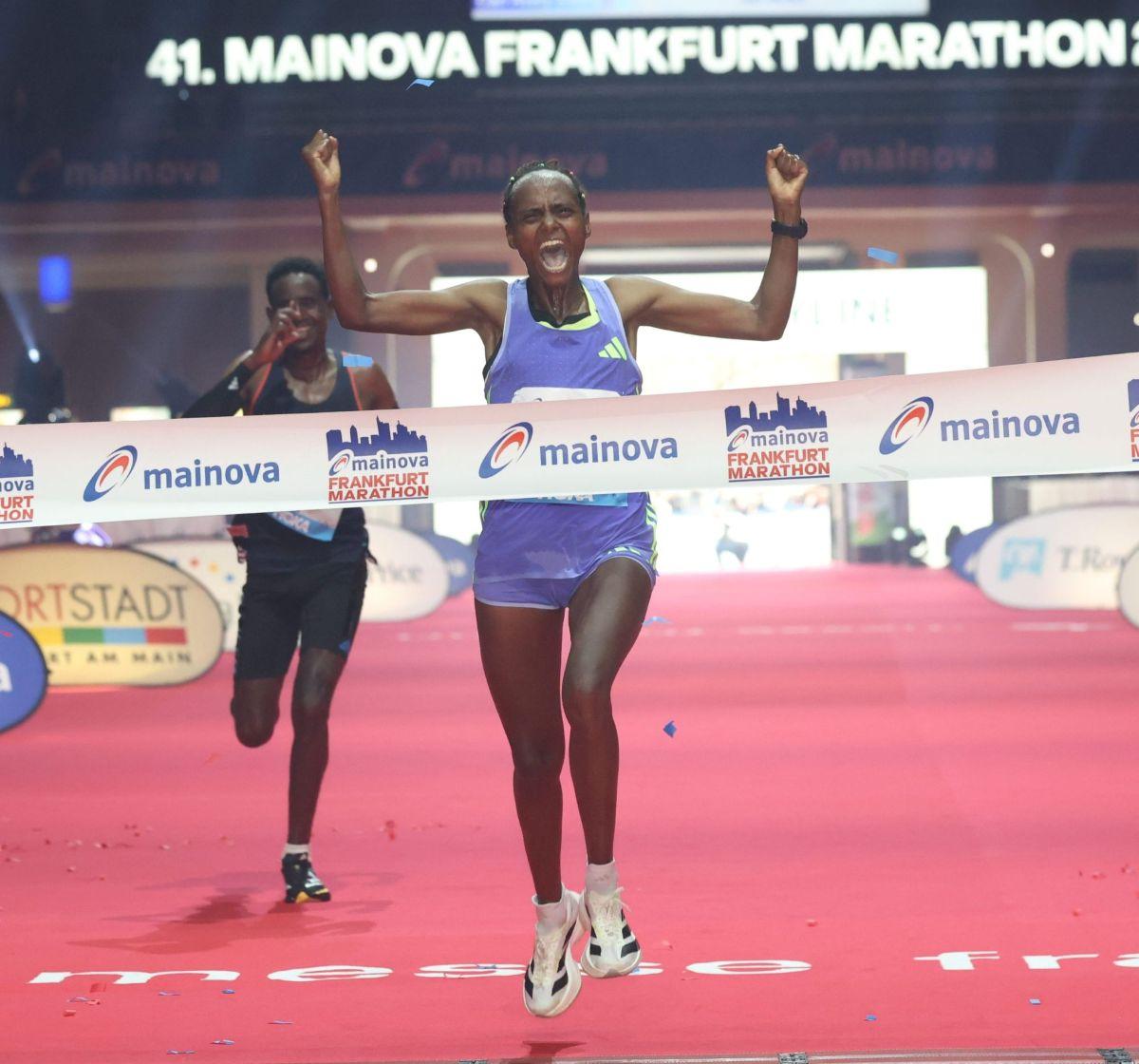 Etiopska atletičarka Hawi Feysa je pobijedila je na 41. Frankfurtskom maratonu / Foto: „Mainova Frankfurt Marathon“