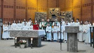 Zajednička fotografija fra Slavka Antunovića od članova HKM Ludwigshafen / Foto: Fenix (Marijana Kuliš)