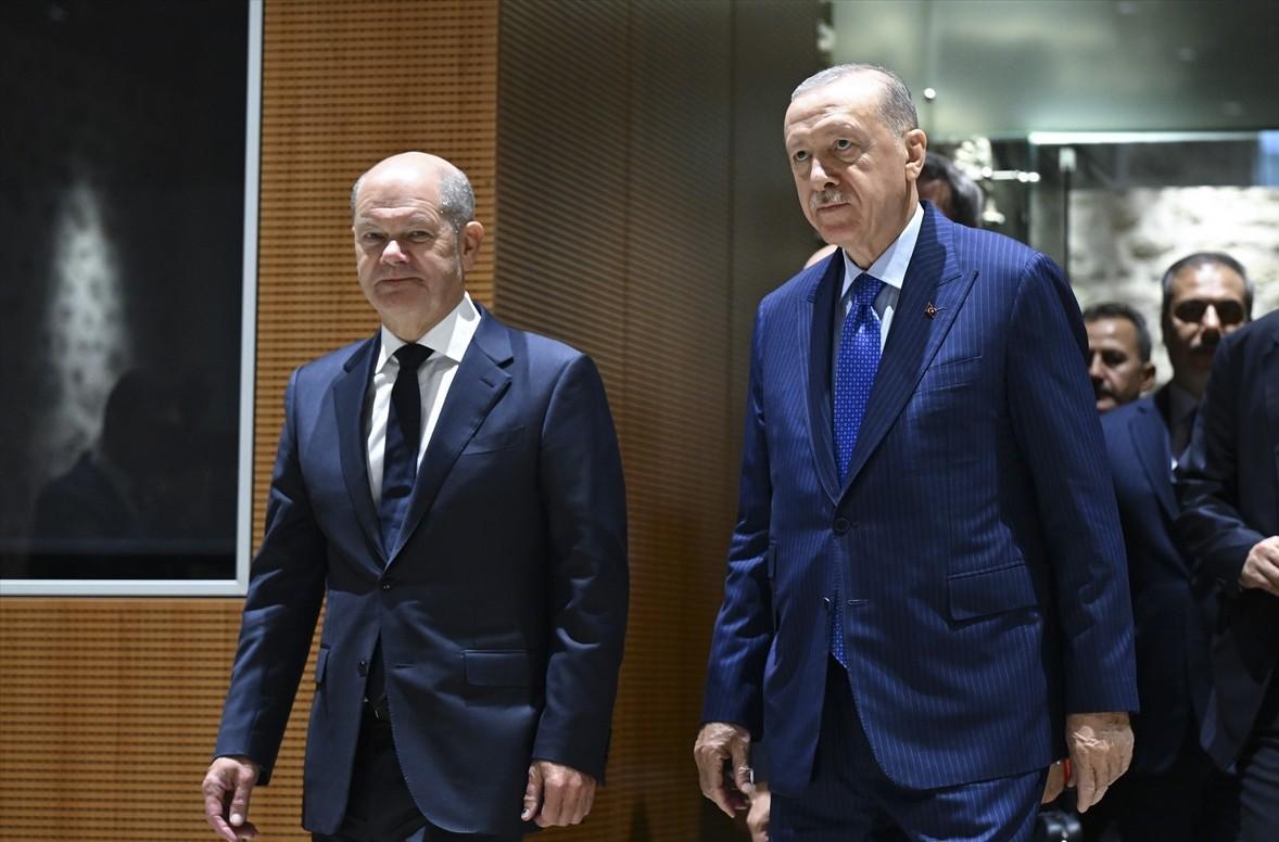 Olaf Scholz i Recep Tayyip Erdogan / Foto: Anadolu